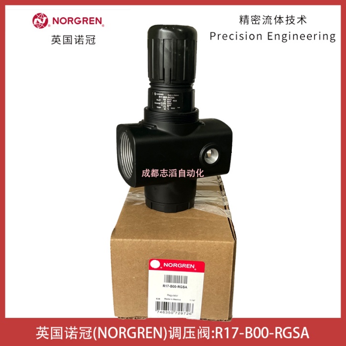 R17-B00-RGSA英国诺冠IMI NORGREN调压阀-埃迈气源处理